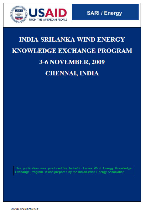 India-Sri Lanka Wind Energy Knowledge Exchange Program